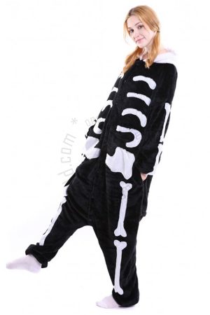 Skeleton Onesie back