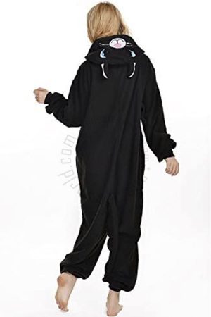 Black Cat Onesie back