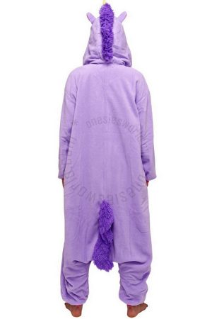 Purple Unicorn Onesie back