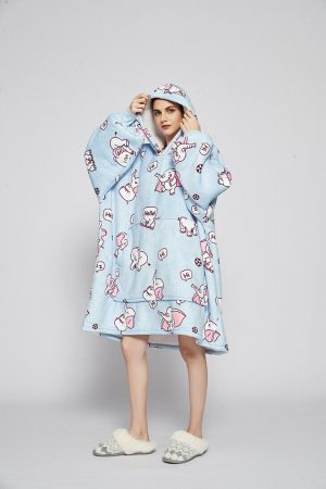 Hoodie Oversized Hugger - Baby Elephant Cutie