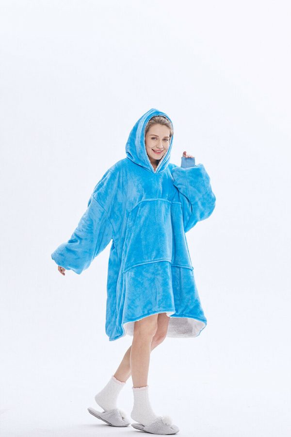 Hoodie Oversized Hugger - Blue Bliss