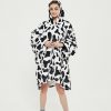 Hoodie Oversized Hugger - Cow Print