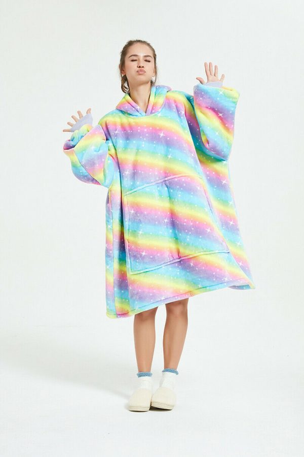 Hoodie Oversized Hugger - Galaxy Pastel Colour