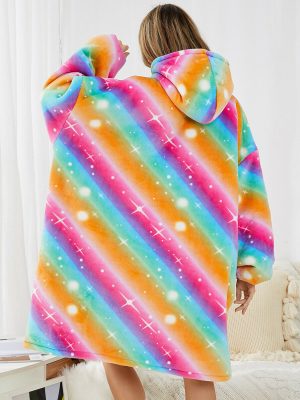 Hoodie Oversized Hugger - Galaxy Vivid Colour