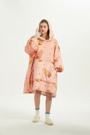 Hoodie Oversized Hugger - Ice Cream