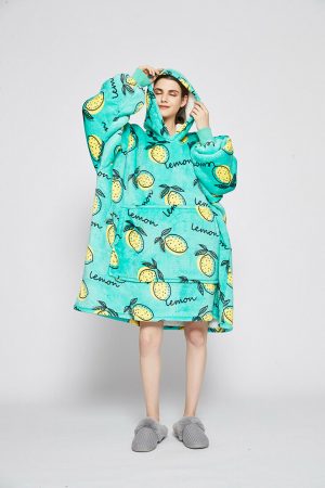 Hoodie Oversized Hugger - Lemon Fresh