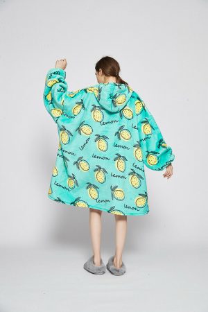 Hoodie Oversized Hugger - Lemon Fresh