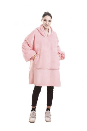 Hoodie Oversized Hugger - Light Pink