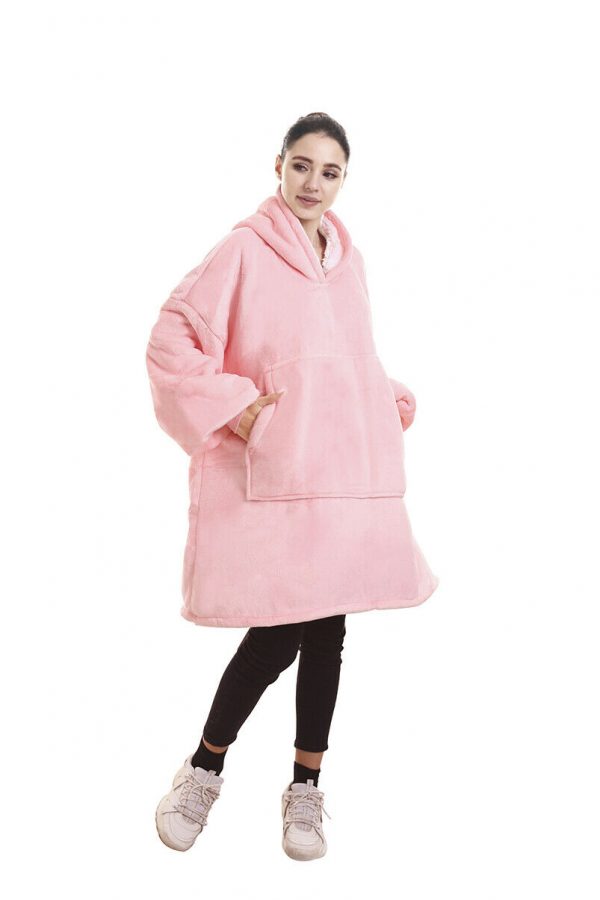 Hoodie Oversized Hugger - Light Pink