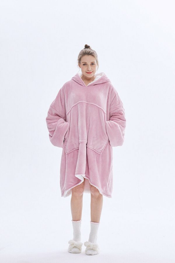 Hoodie Oversized Hugger - Pink Orchid