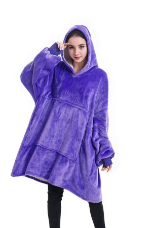 Hoodie Oversized Hugger - Violet Purple